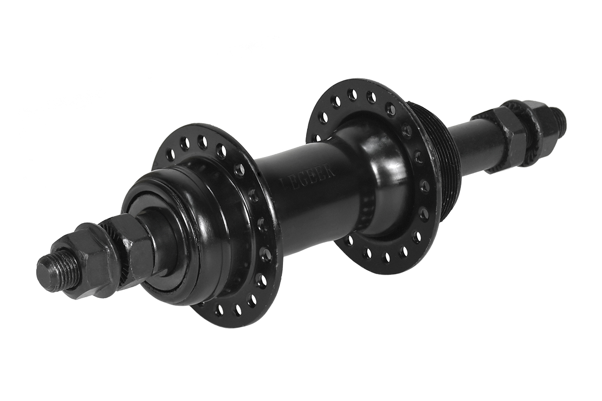 Втулка задняя FR-03R 36H M10*135*175мм,сталь, на гайках, черная